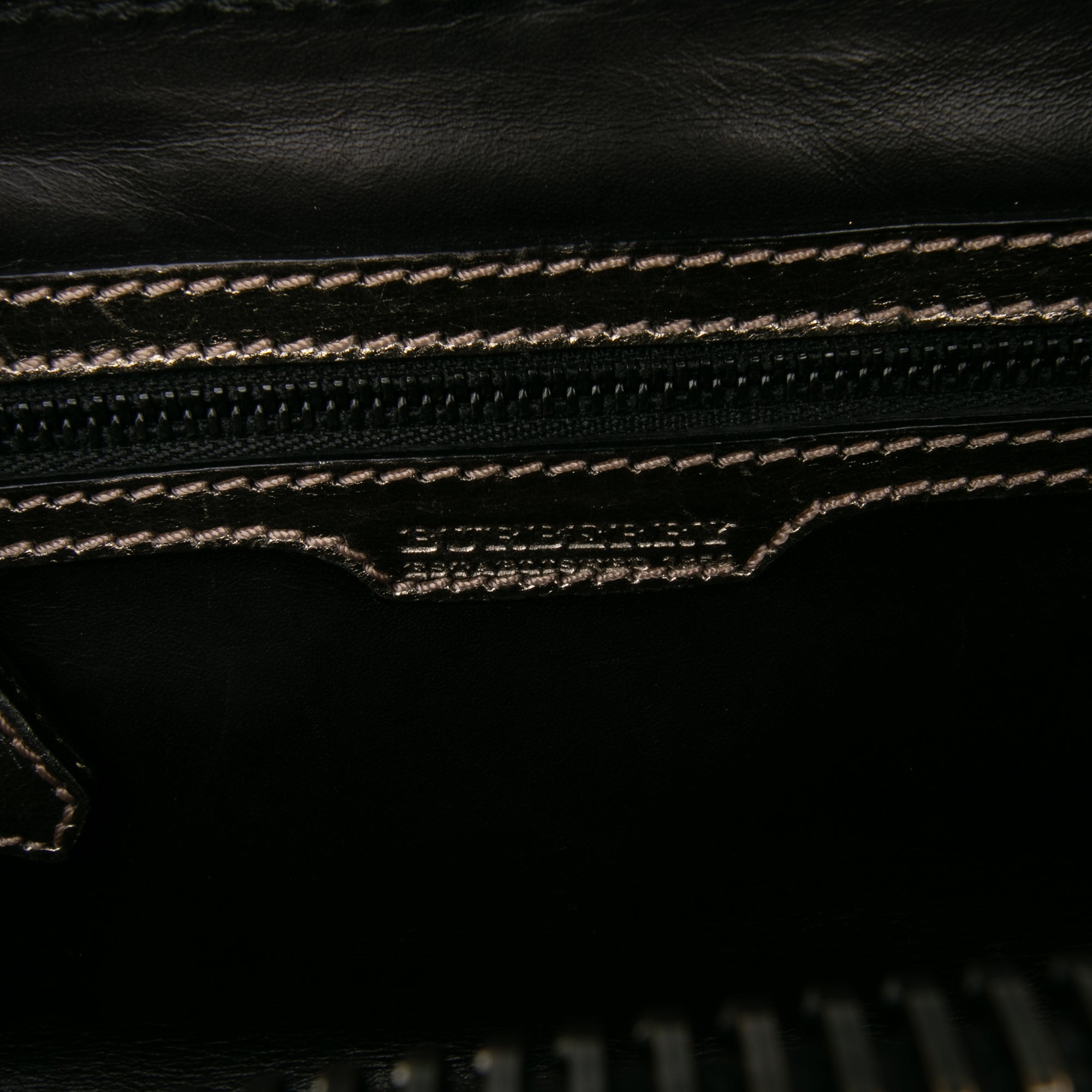 Metallic Leather Clutch