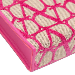 Leather Trimmed Toile Iconographe Satchel