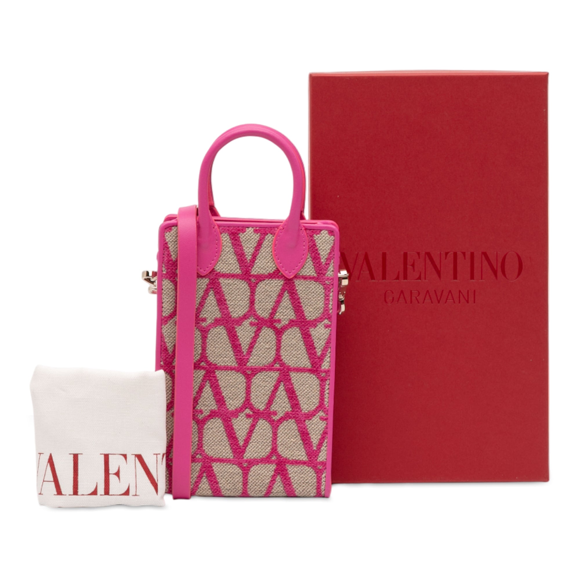 Leather Trimmed Toile Iconographe Satchel