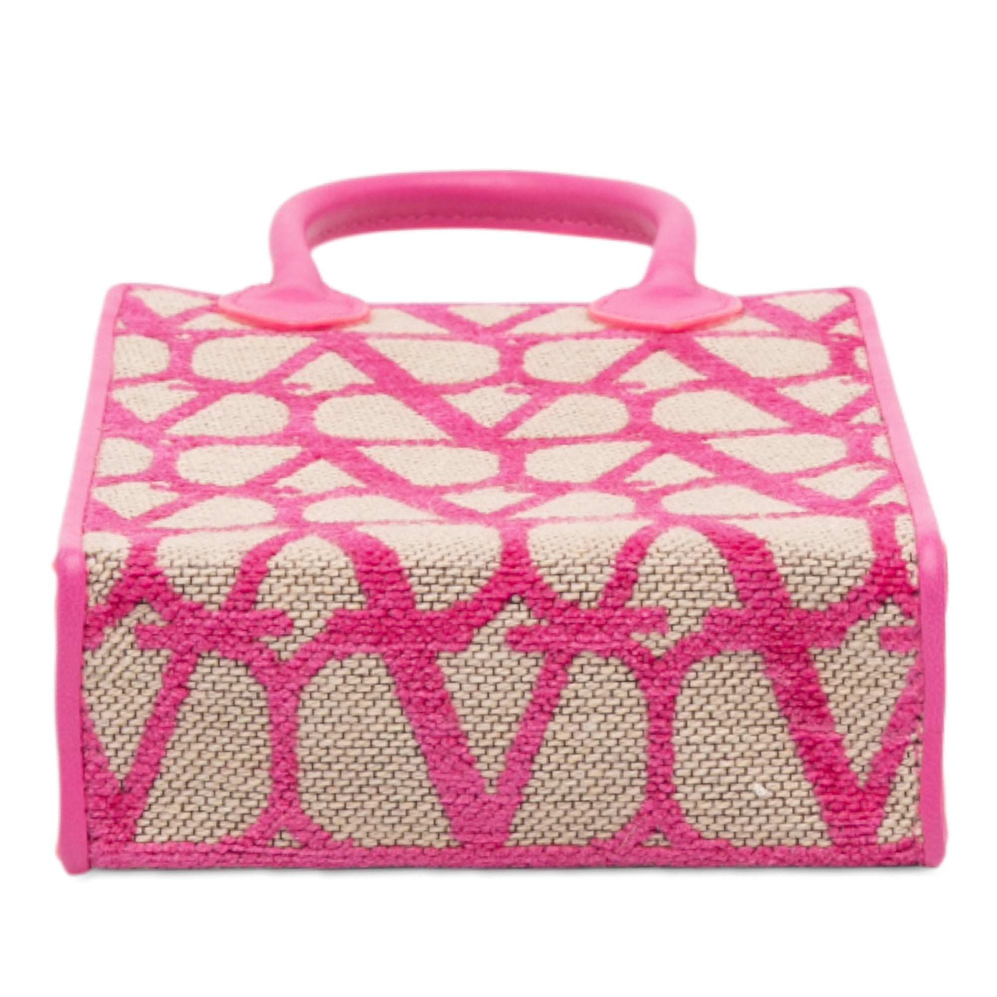 Leather Trimmed Toile Iconographe Satchel