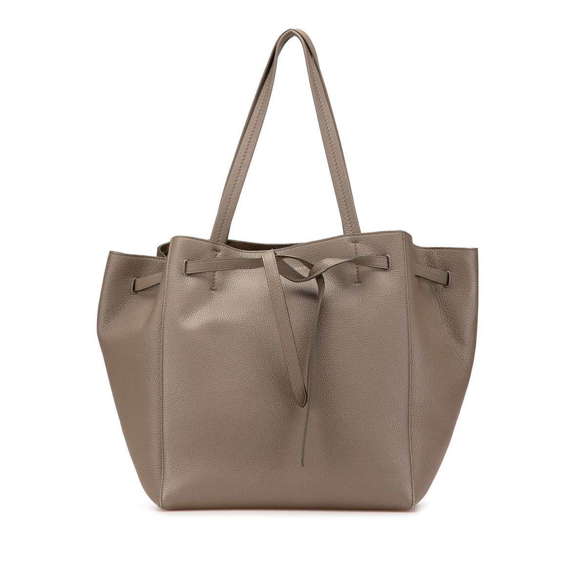Small Leather Phantom Cabas Tote