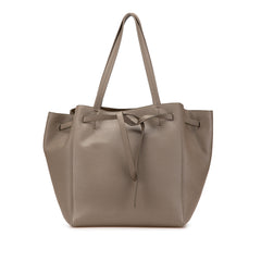 Small Leather Phantom Cabas Tote
