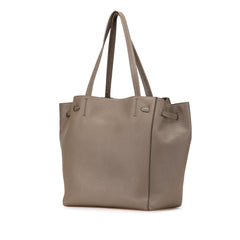 Small Leather Phantom Cabas Tote