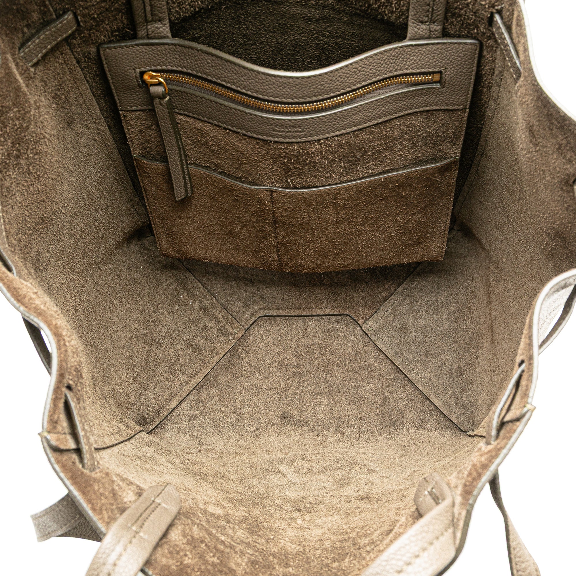 Small Leather Phantom Cabas Tote
