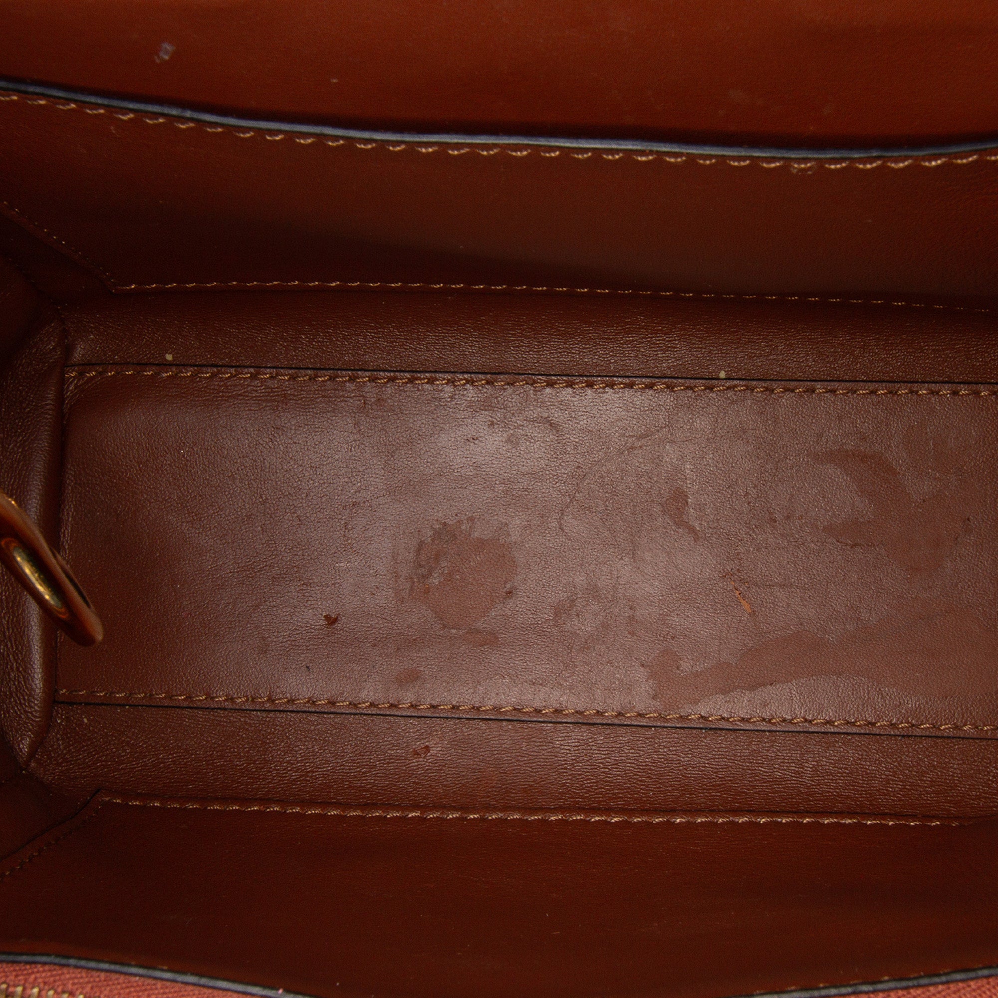 Small Denim La Medusa Chain Top Handle Bag