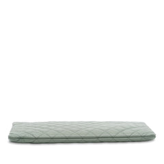 Large Quilted Lambskin O Case Clutch