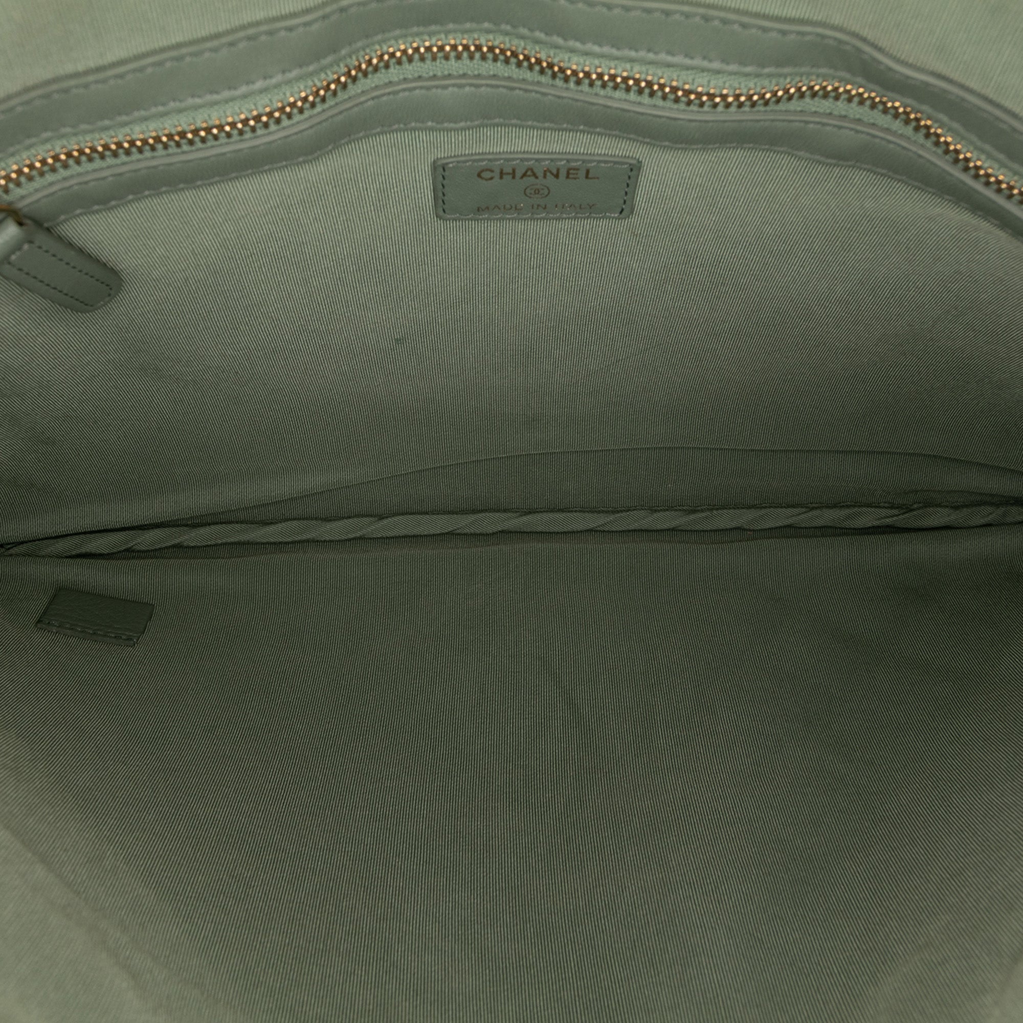 Large Quilted Lambskin O Case Clutch