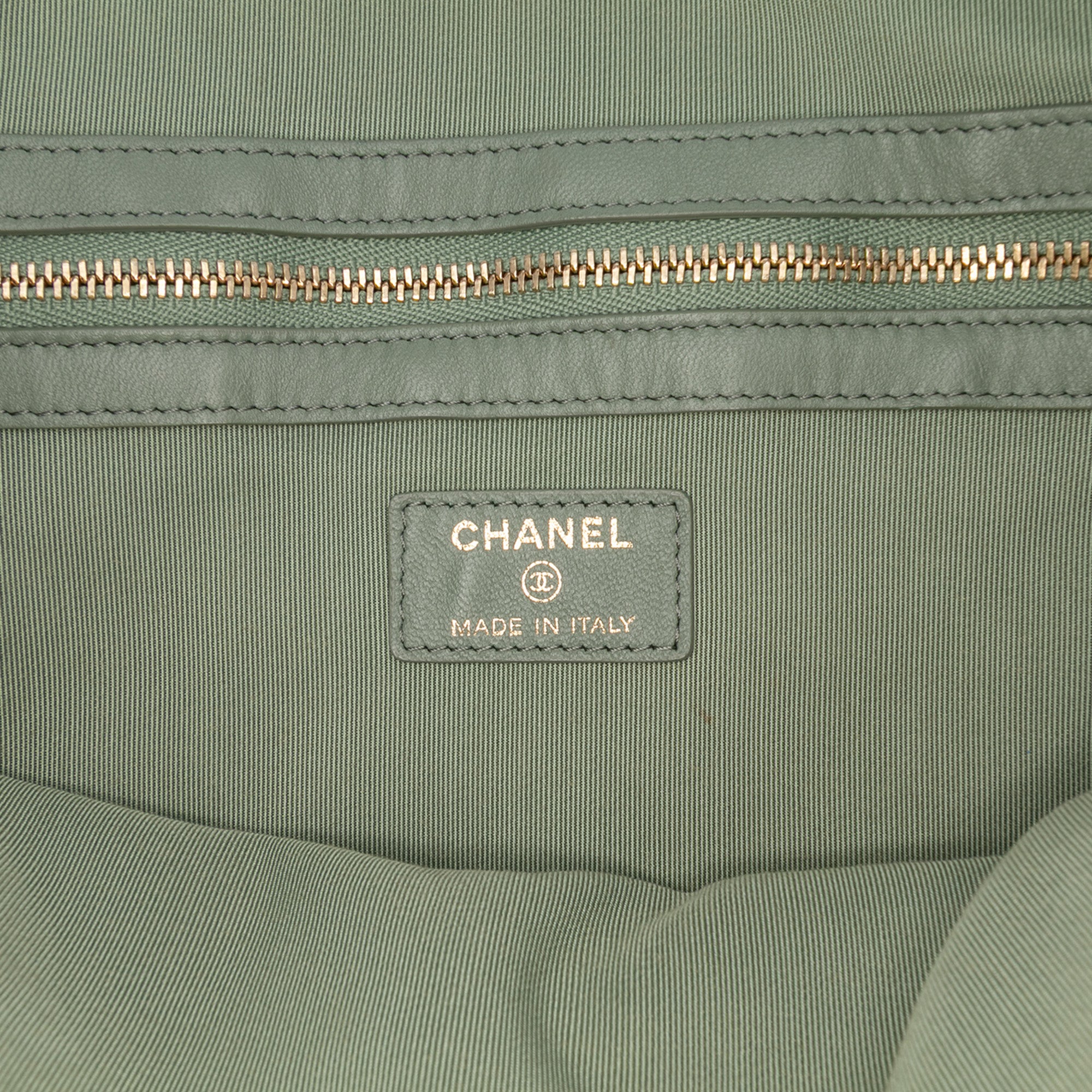 Large Quilted Lambskin O Case Clutch