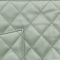 Large Quilted Lambskin O Case Clutch
