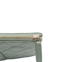 Large Quilted Lambskin O Case Clutch