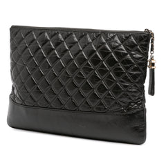 Large Aged Calfskin Gabrielle O Case Clutch