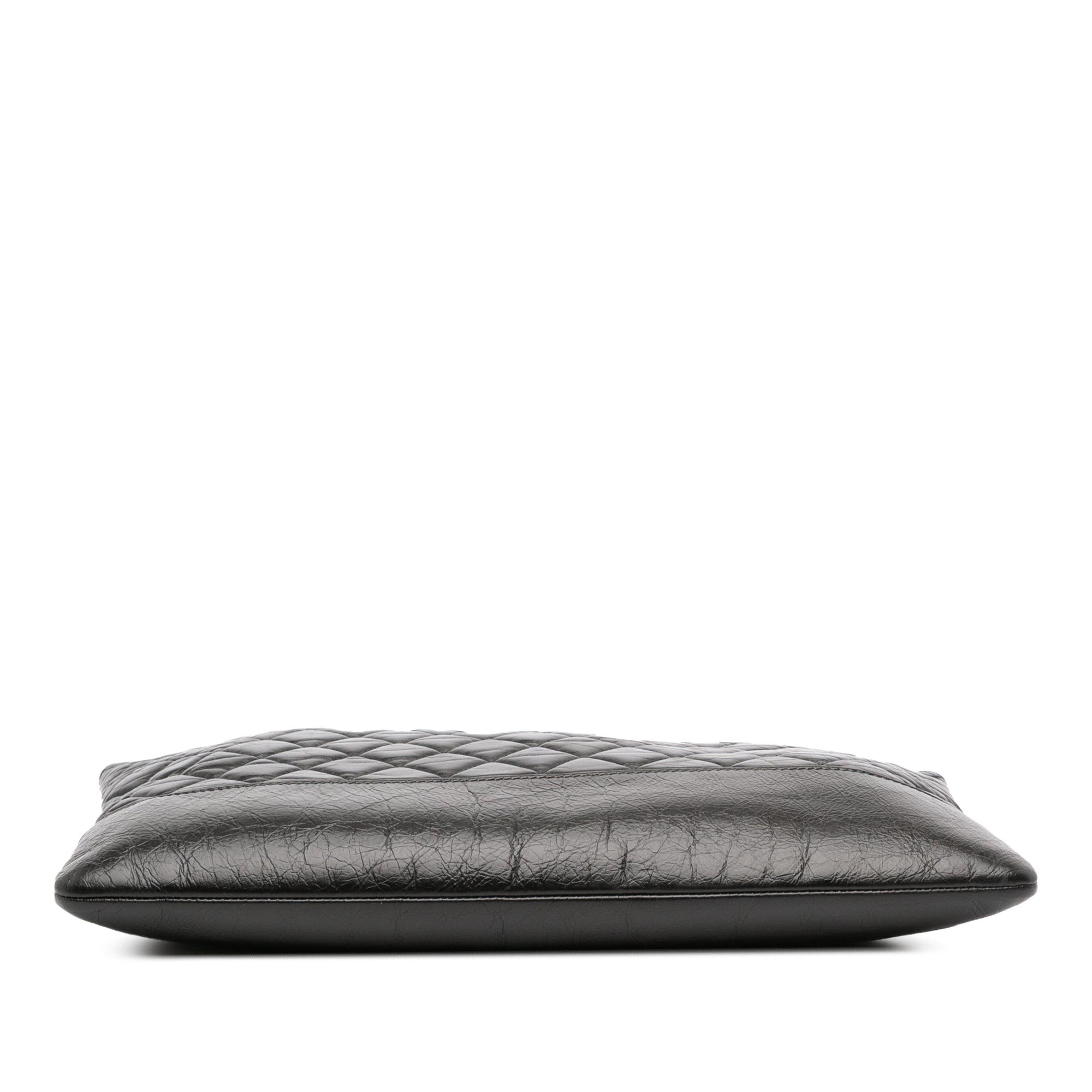 Large Aged Calfskin Gabrielle O Case Clutch