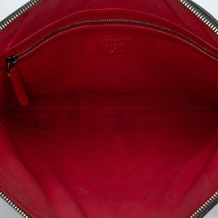 Large Aged Calfskin Gabrielle O Case Clutch
