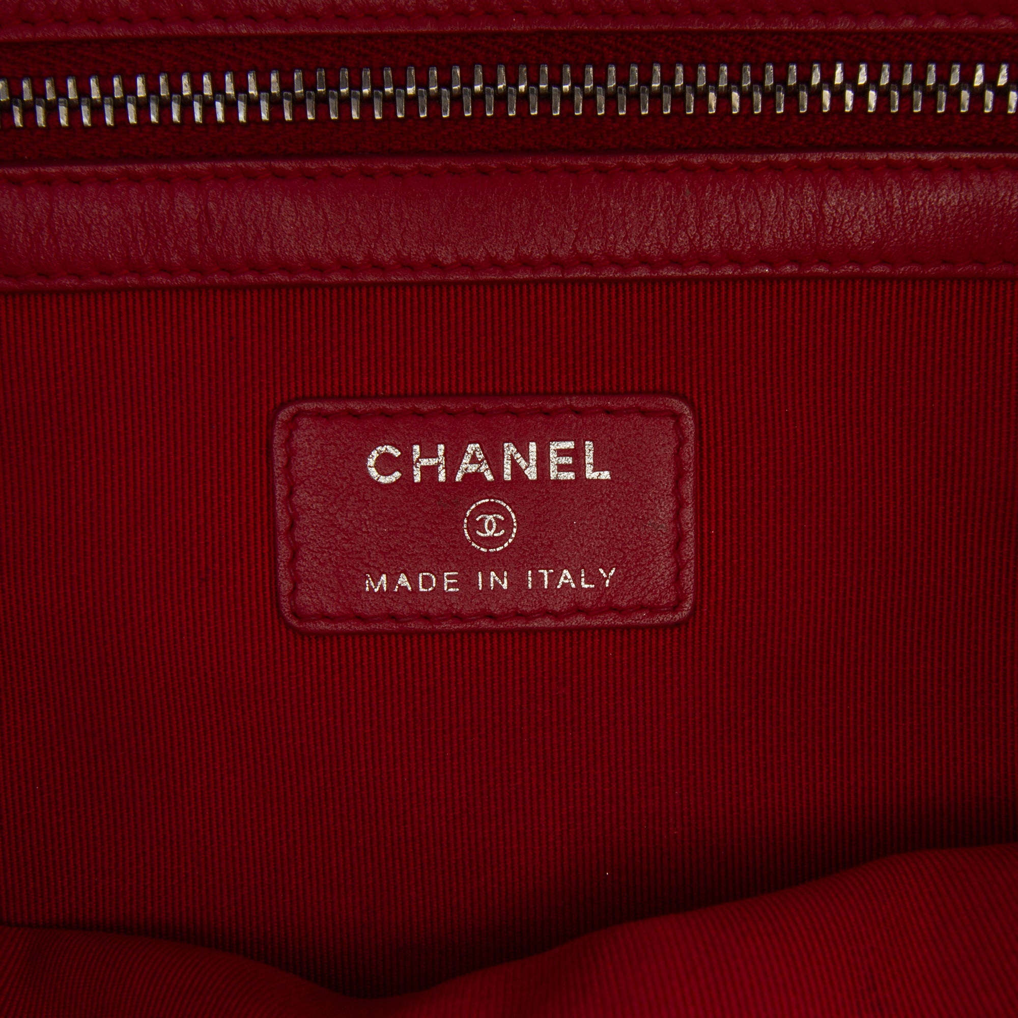 Large Aged Calfskin Gabrielle O Case Clutch