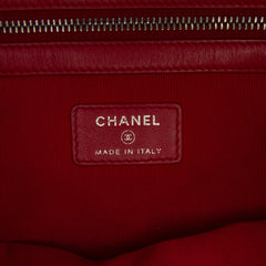 Large Aged Calfskin Gabrielle O Case Clutch