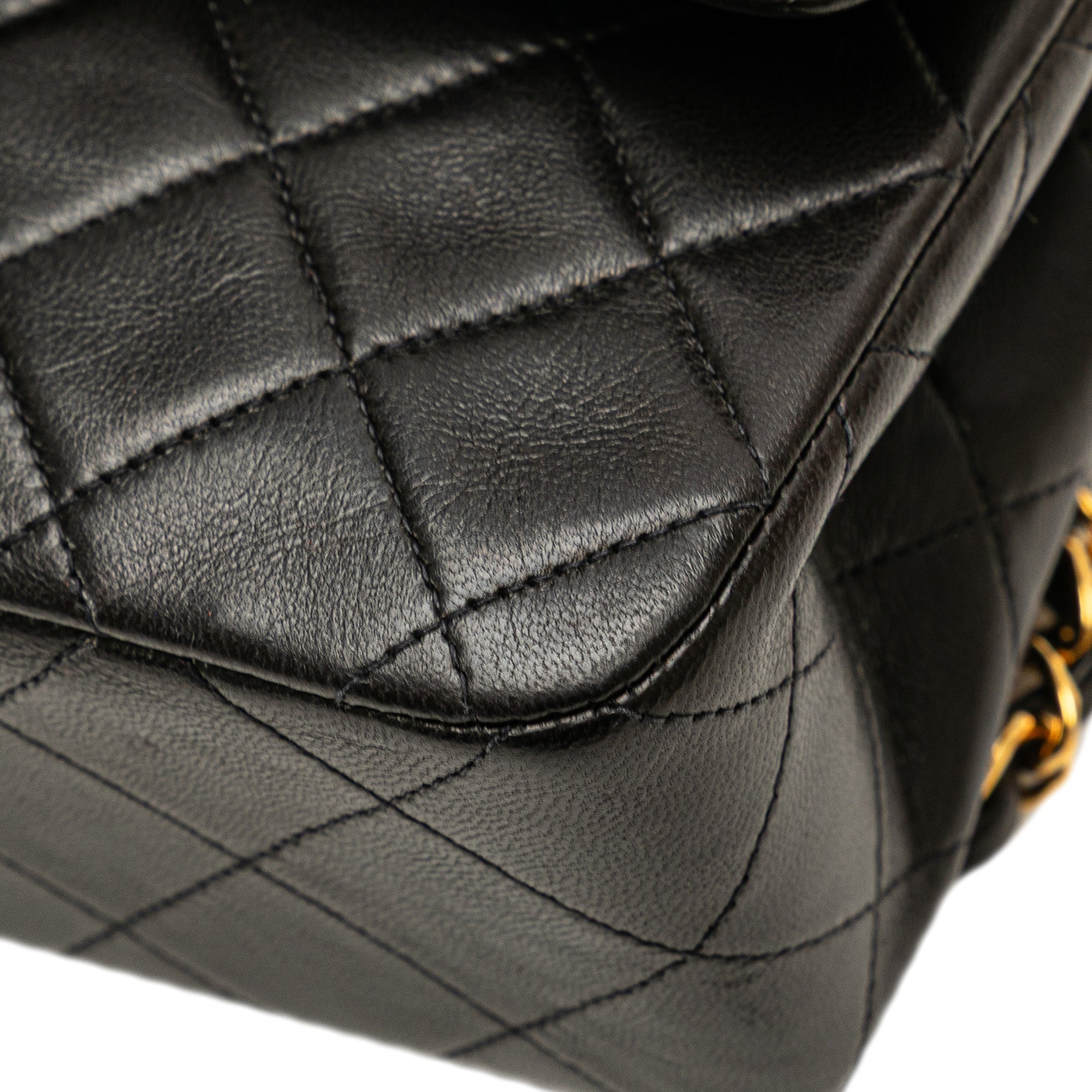 Small Classic Lambskin Double Flap