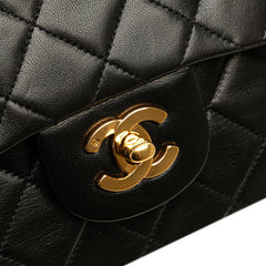 Small Classic Lambskin Double Flap