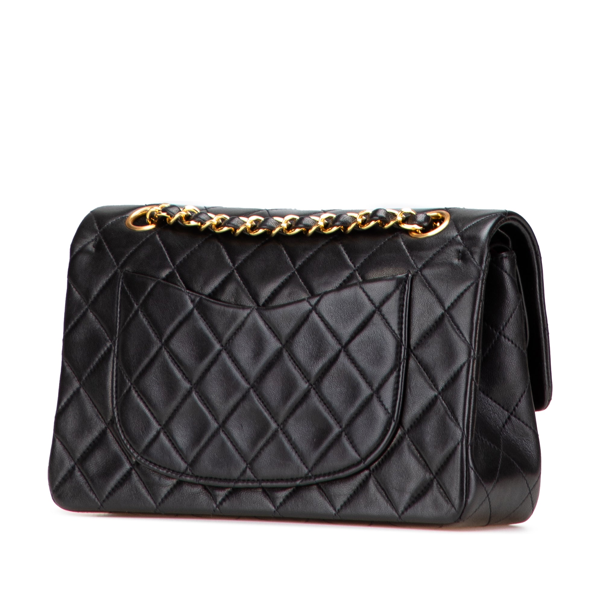 Small Classic Lambskin Double Flap