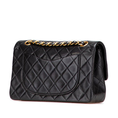 Small Classic Lambskin Double Flap