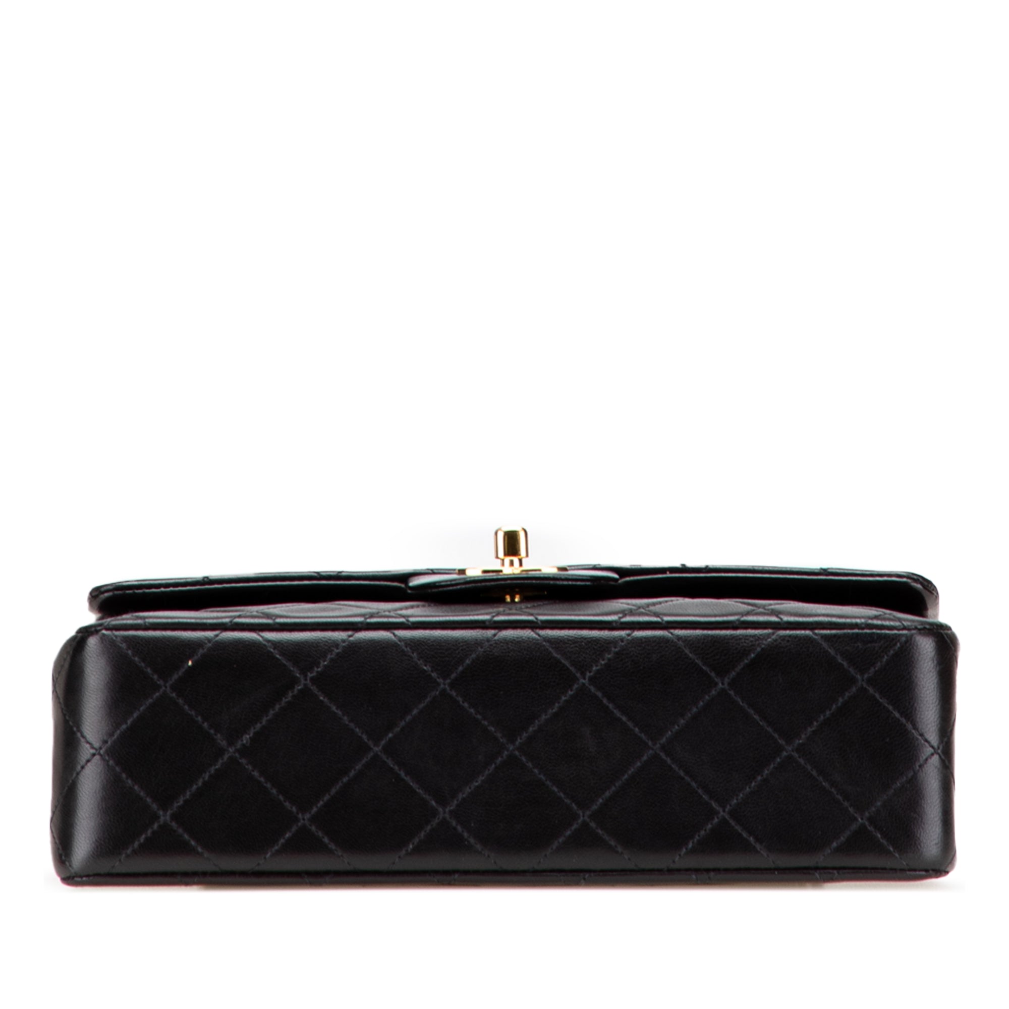 Small Classic Lambskin Double Flap