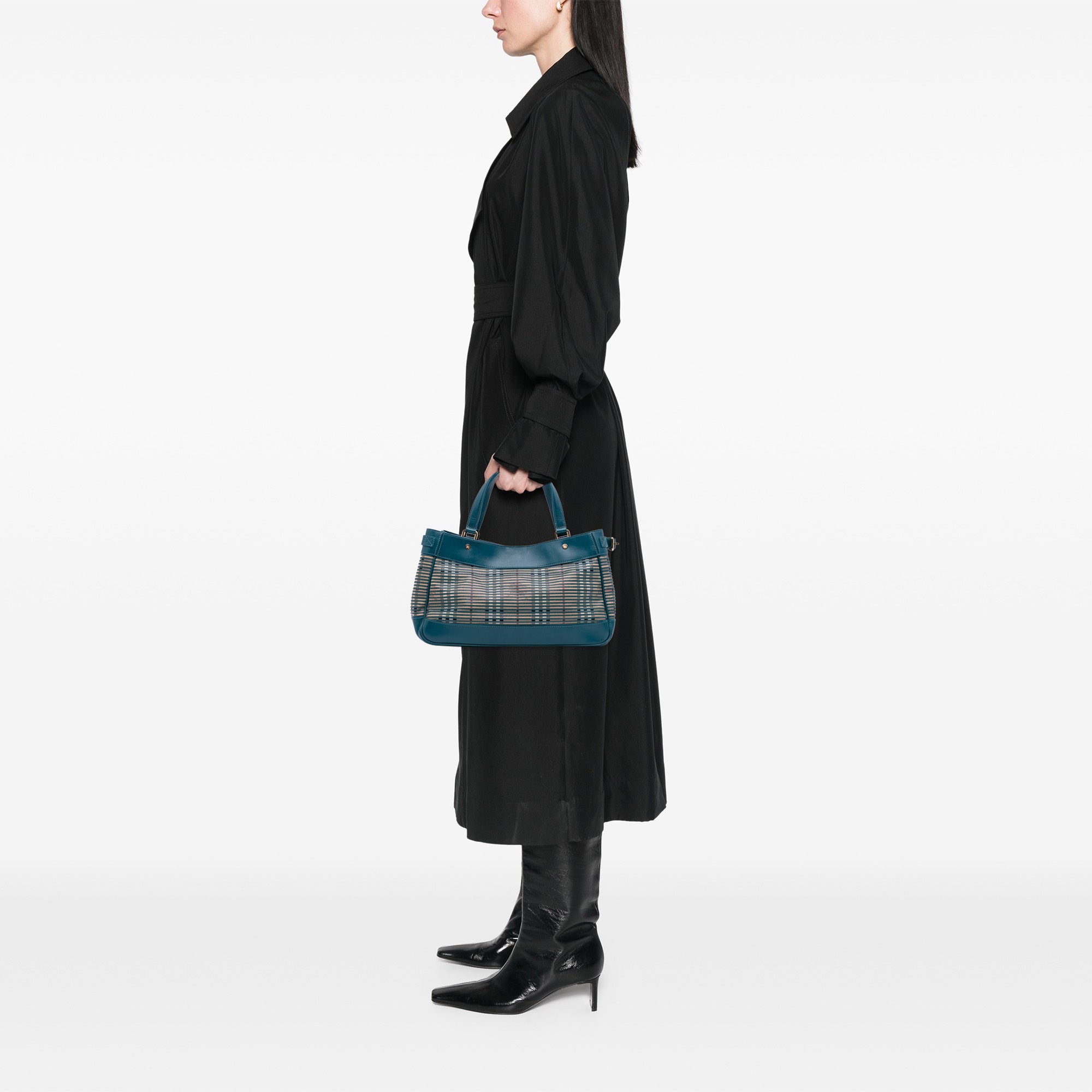Haymarket Check Coated Canvas Ravensdon Handbag