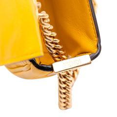 Zucca Embossed Chain Midi Baguette