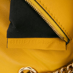 Zucca Embossed Chain Midi Baguette