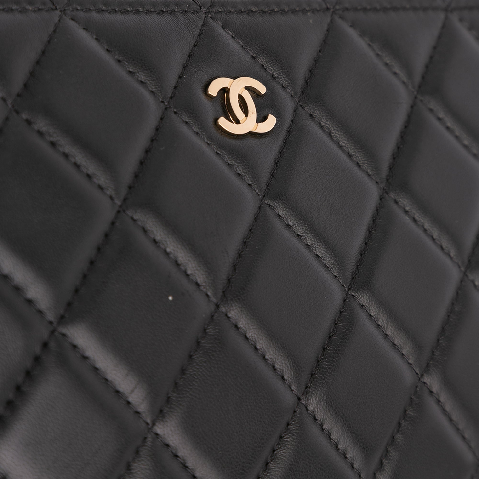 Medium Quilted Lambskin O Case Clutch