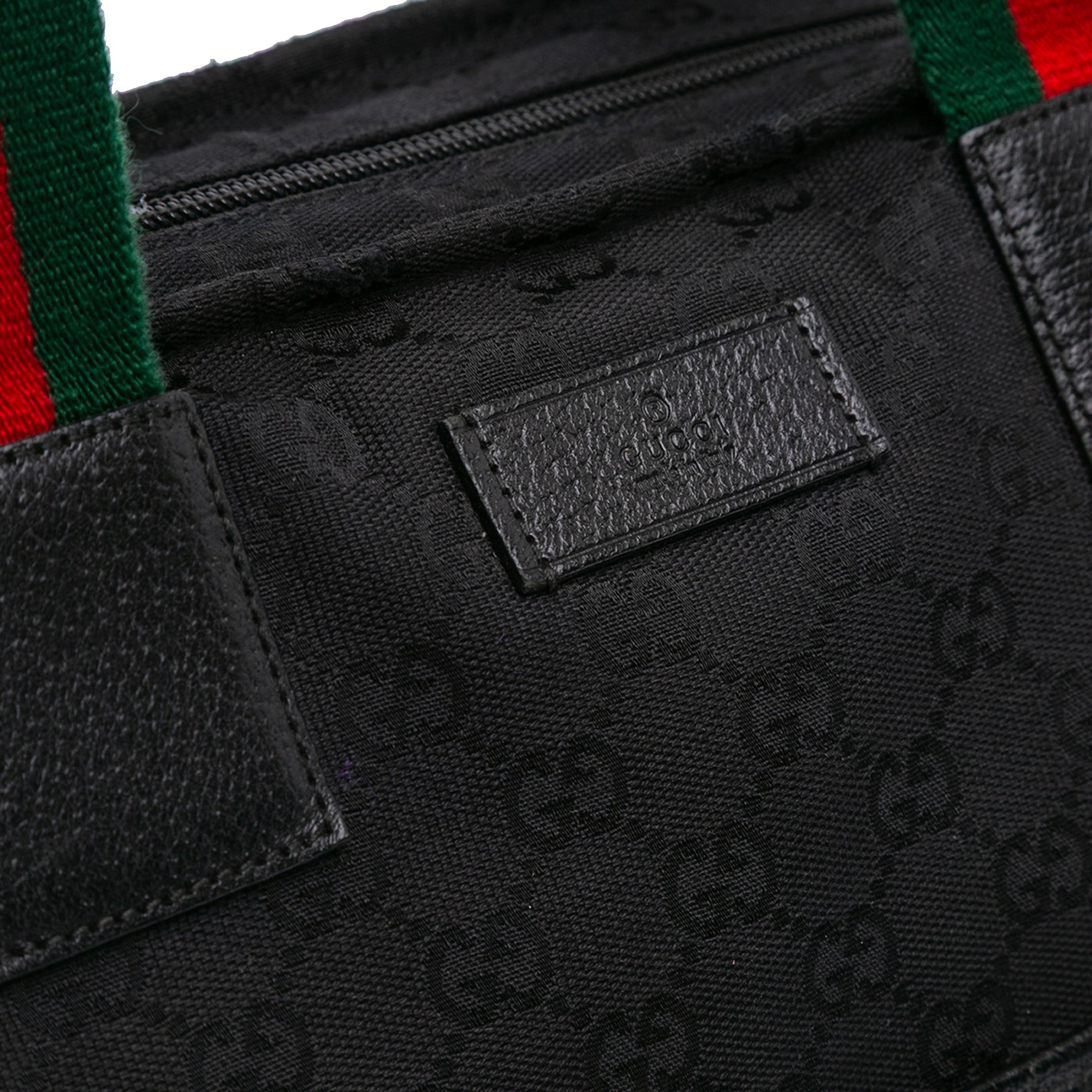 GG Canvas Web Tote