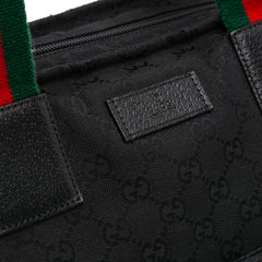 GG Canvas Web Tote