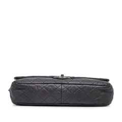 Jumbo Quilted Caviar Easy Flap