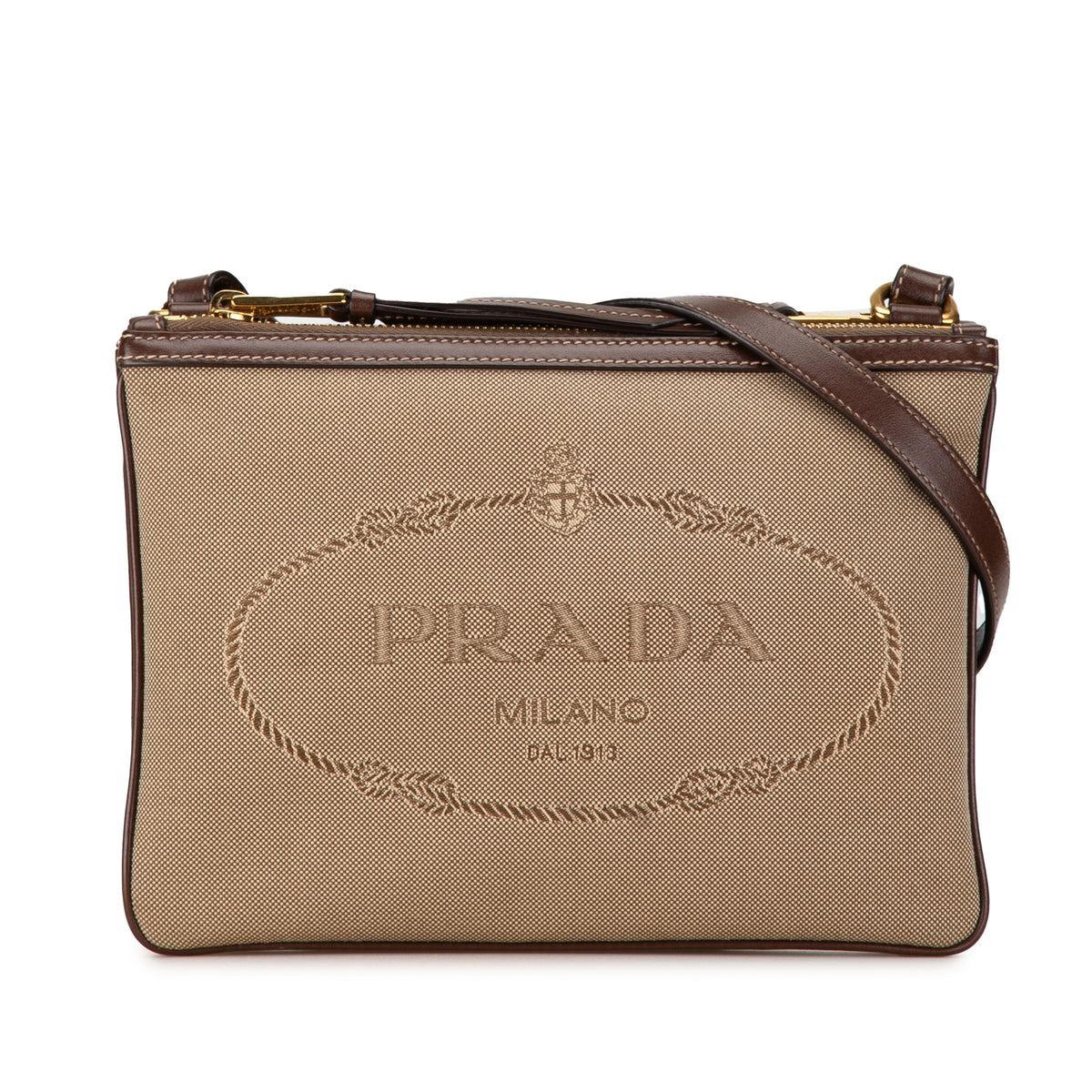 Canapa Logo Double Zip Crossbody_0