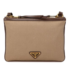 Canapa Logo Double Zip Crossbody