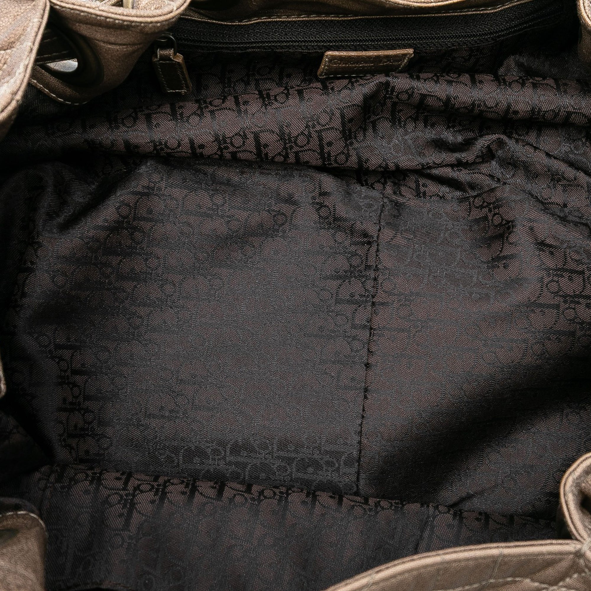 Lambskin Cannage Drawstring Hobo