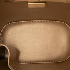 Quilted Patent Logo Chain Vanity Case