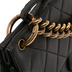 Jumbo CC Quilted Caviar Chunky Chain Flap