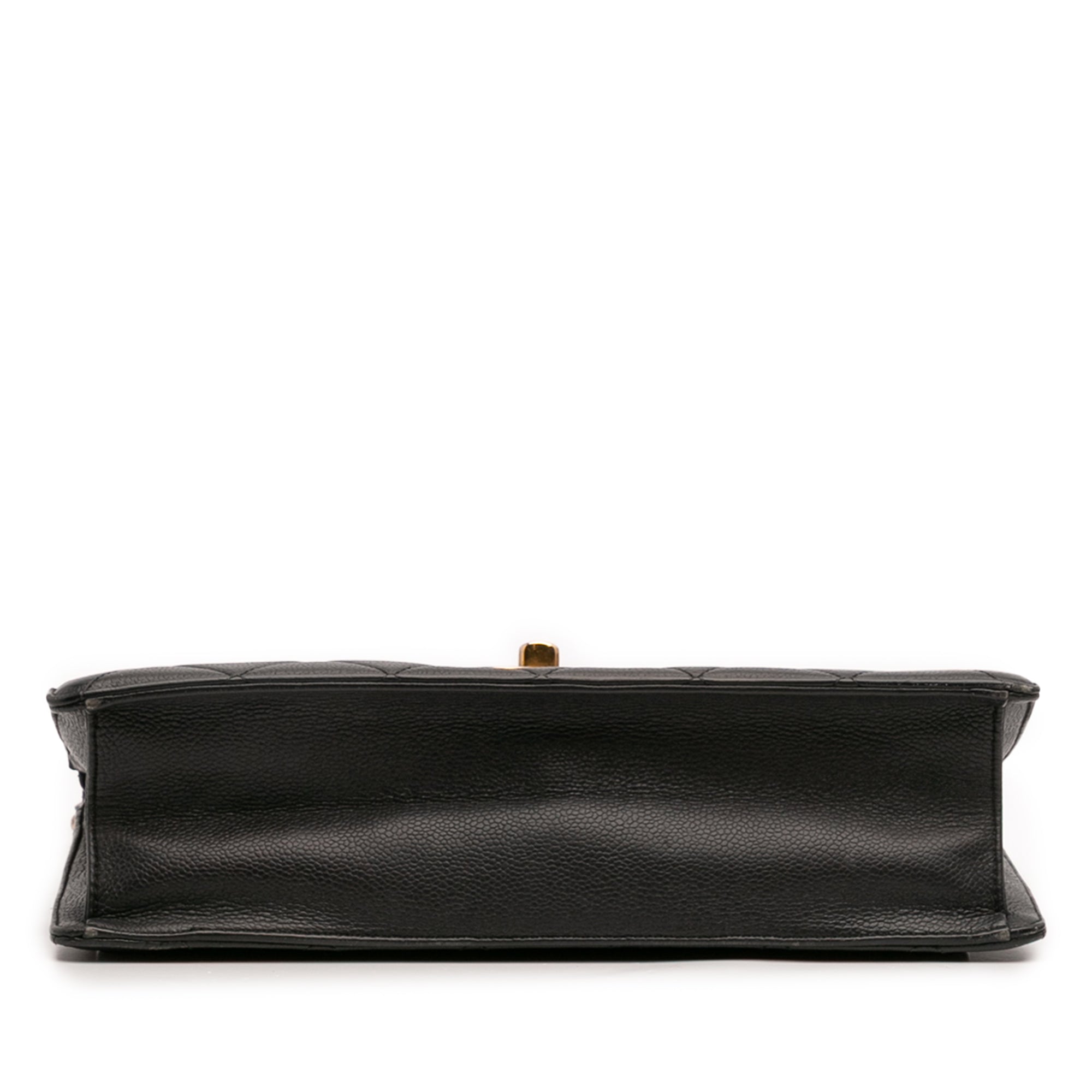 Jumbo CC Quilted Caviar Chunky Chain Flap