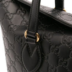 Guccissima Linea A Fold Over Satchel