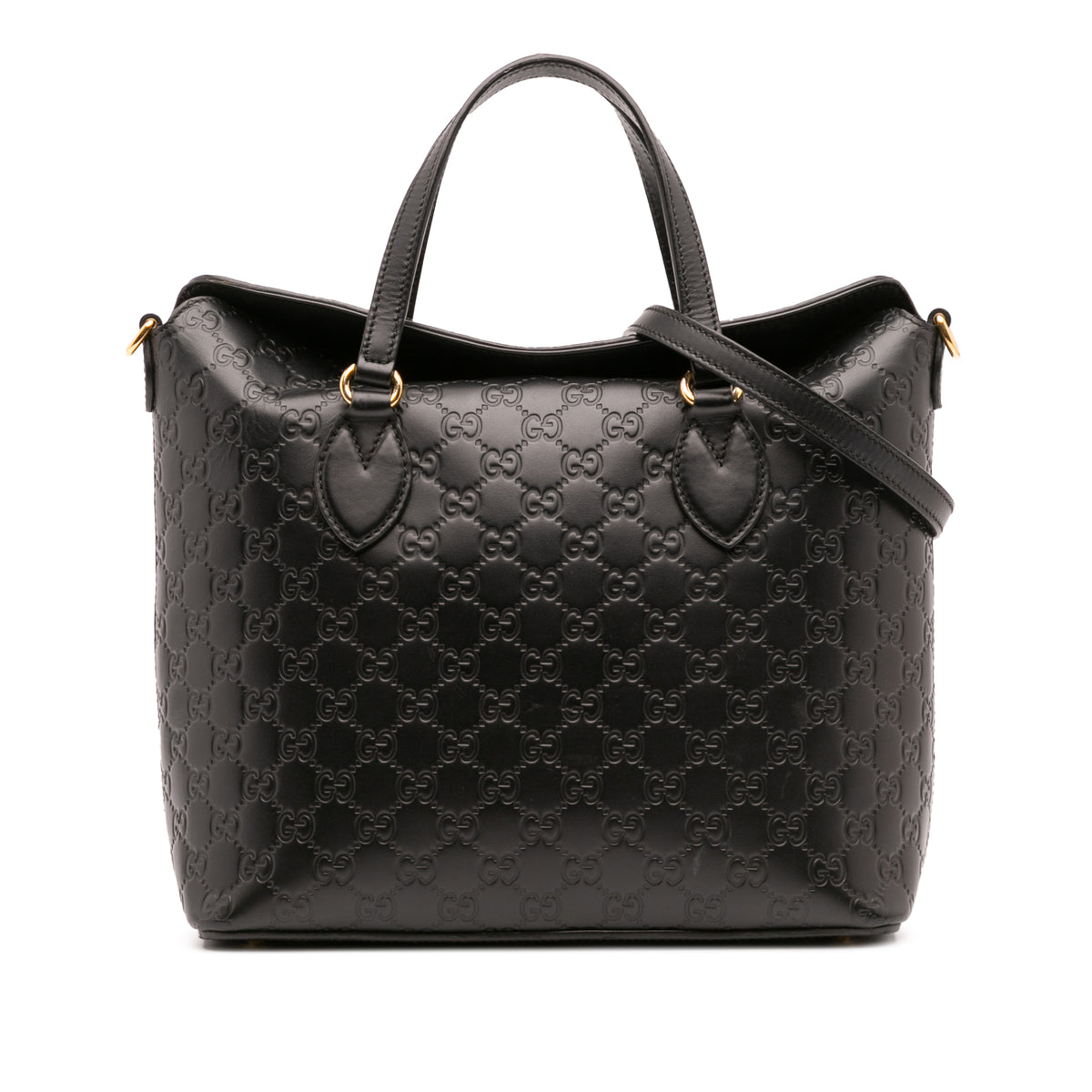 Guccissima Linea A Fold Over Satchel