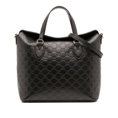 Guccissima Linea A Fold Over Satchel