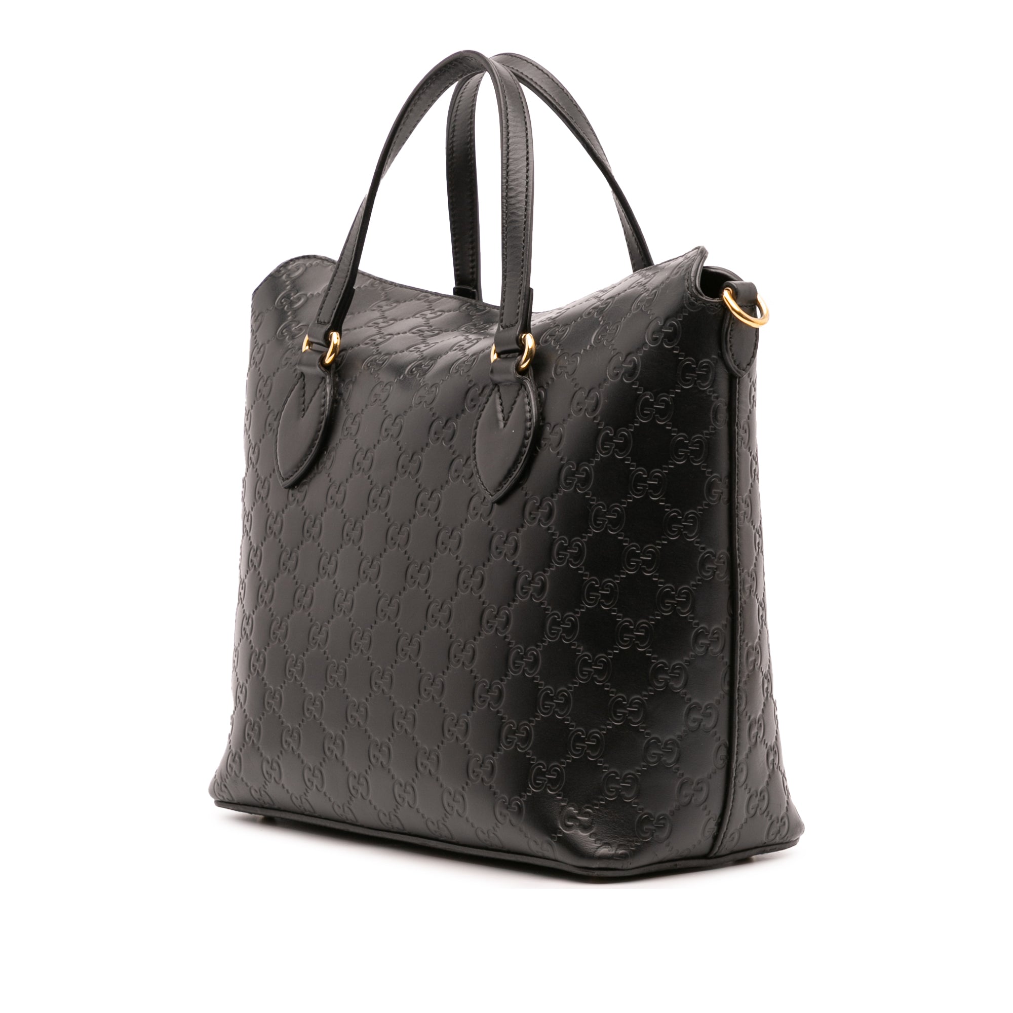 Guccissima Linea A Fold Over Satchel