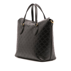 Guccissima Linea A Fold Over Satchel
