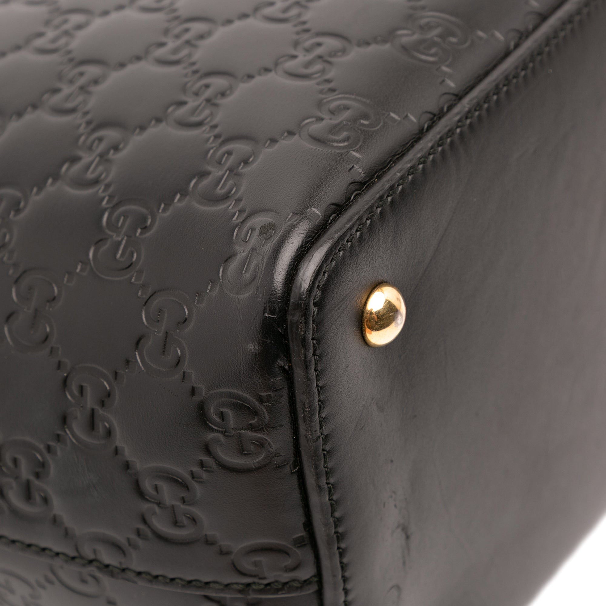 Guccissima Linea A Fold Over Satchel