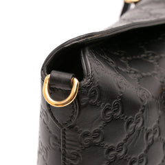 Guccissima Linea A Fold Over Satchel