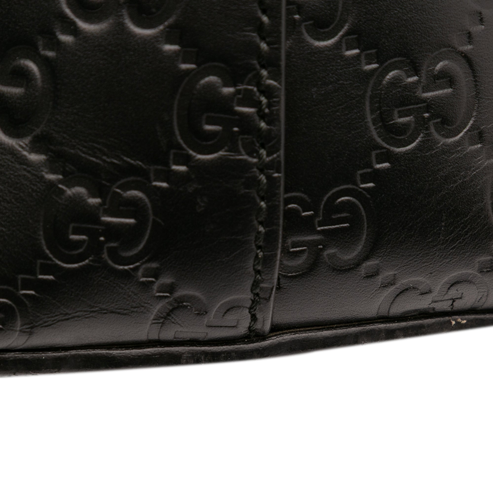 Guccissima Linea A Fold Over Satchel