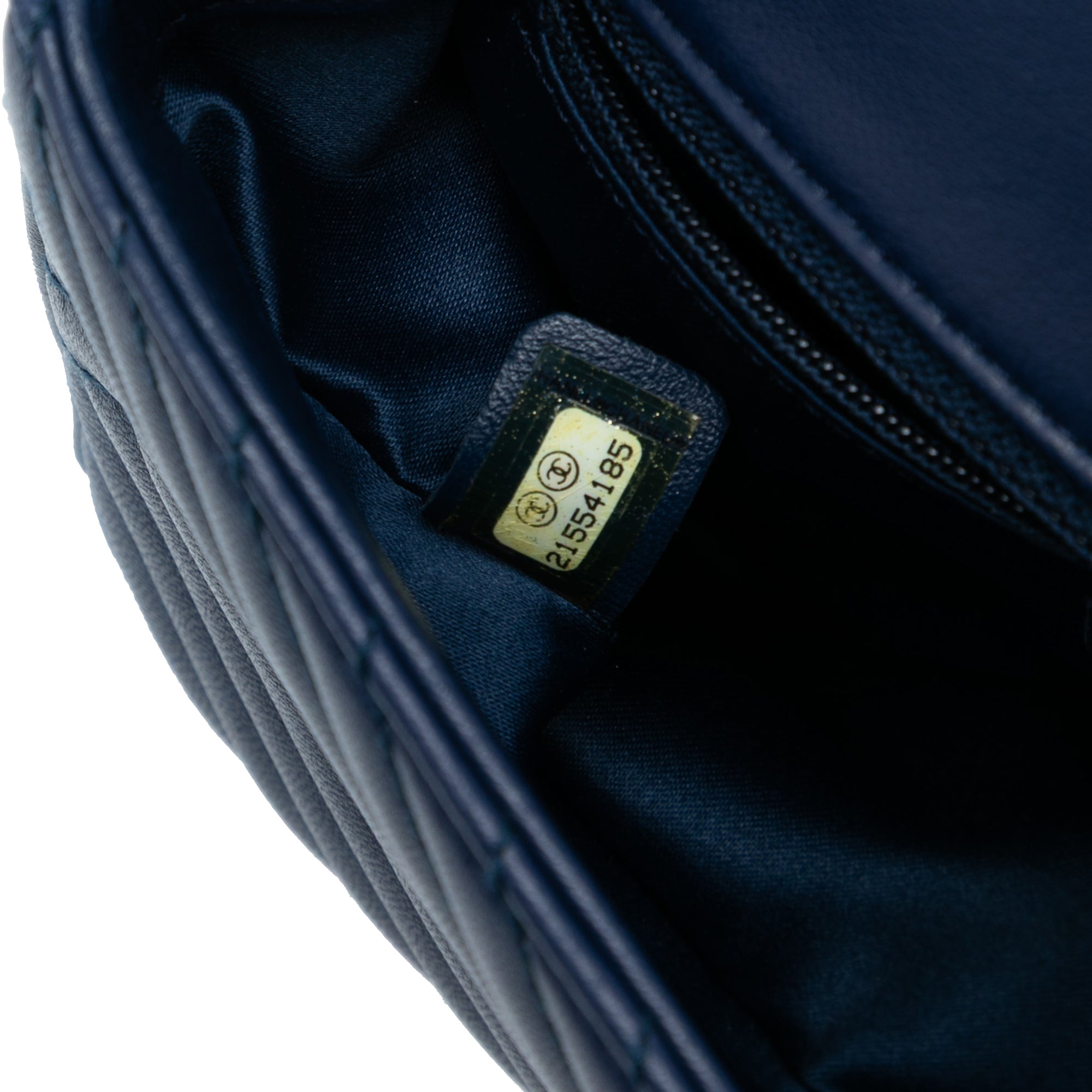 Small Lambskin CC Crossing Flap