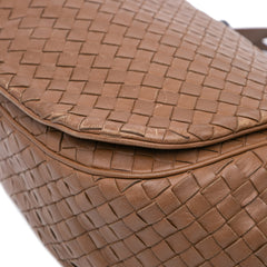 Nappa Intrecciato Flap Crossbody