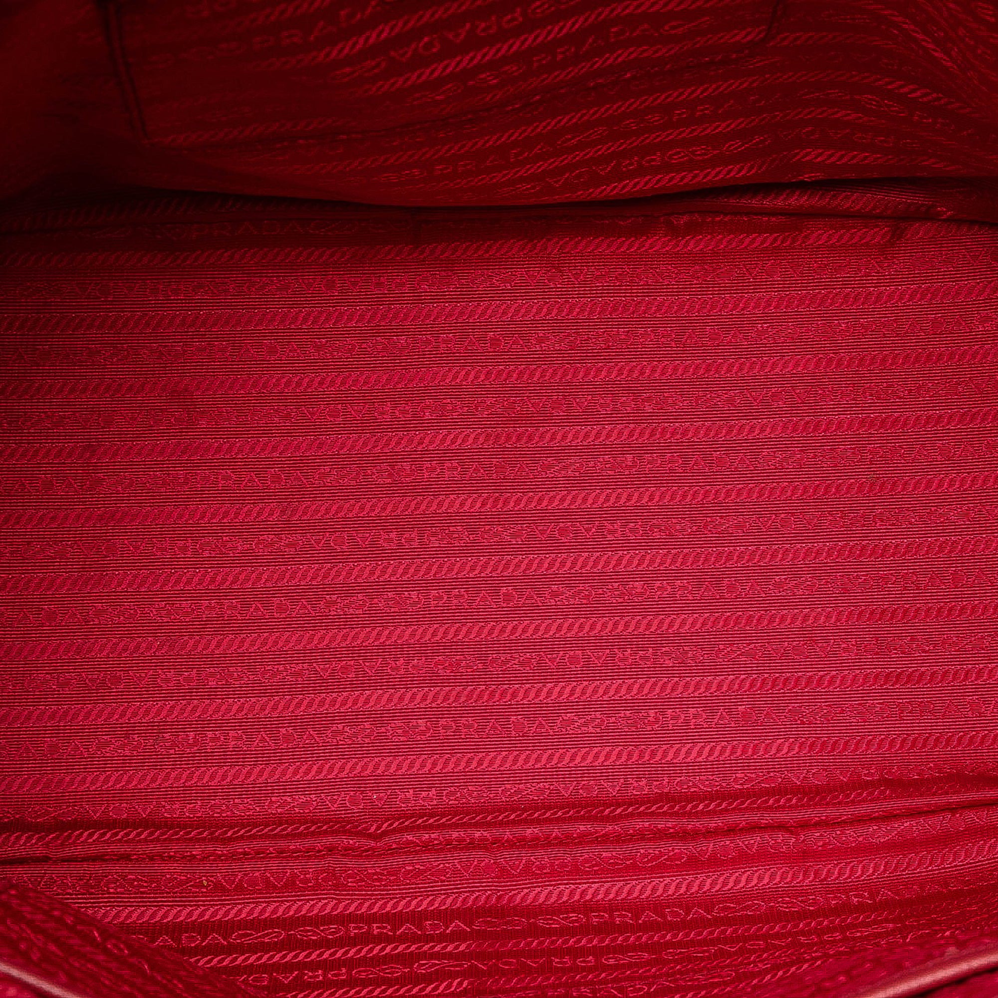 Large Saffiano Lux Galleria Satchel