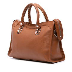 Small Chevre Motocross Classic Metallic Edge City Satchel