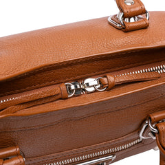 Small Chevre Motocross Classic Metallic Edge City Satchel